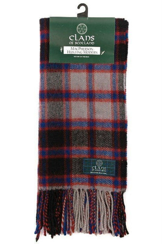100 wool tartan clan scarf macpherson hunting modern 104 p.jpg