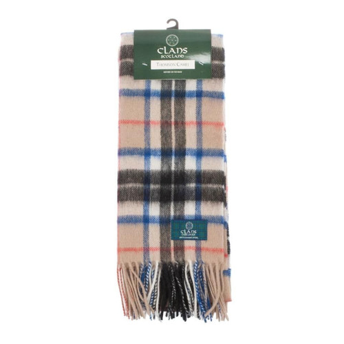 lambswool scottish tartan clan scarf thomson camel (2) 2395 p.jpg