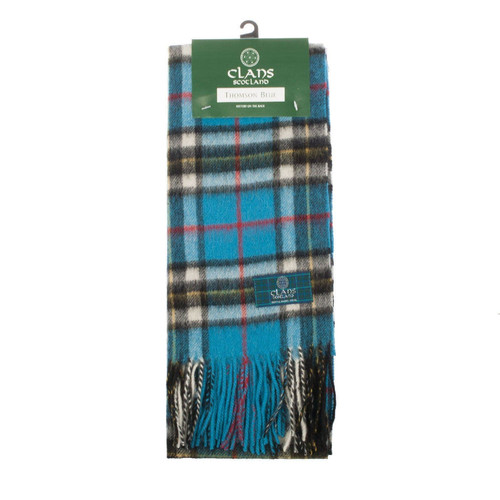clans of scotland pure new wool scottish tartan scarf thomson blue (2) 4382 p.jpg