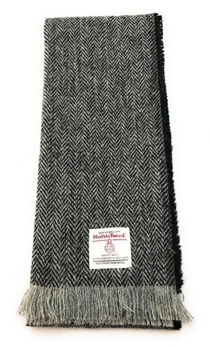 harris tweed scarf classic herringbone made in scotland (2) 5165 p.jpg