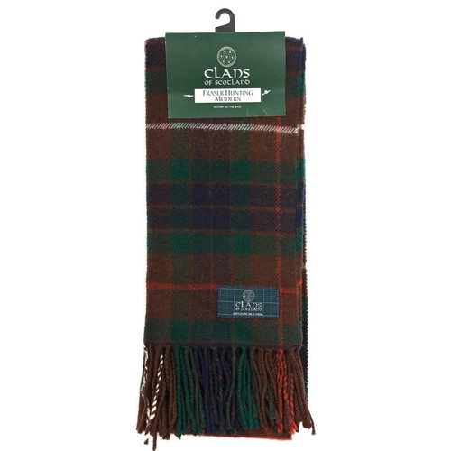 lambswool scottish tartan clan scarf fraser hunting (2) 421 p.jpg