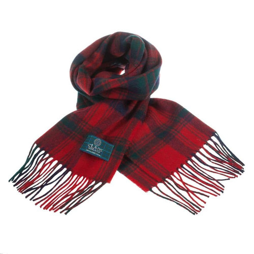 lambswool scottish tartan clan scarf matheson red 2356 p.jpg