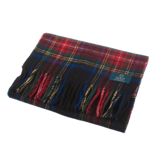 lambswool scottish tartan clan scarf stewart black (2) 2383 p.jpg