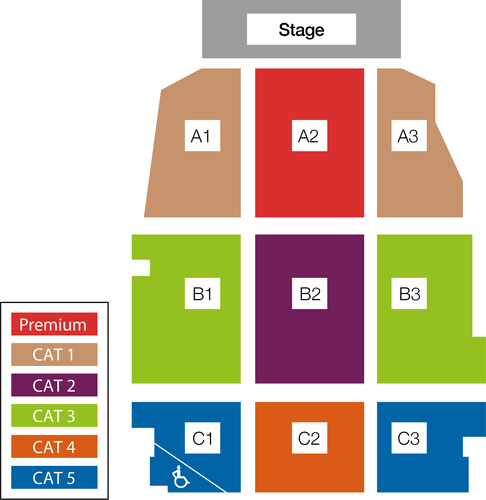 Andre Rieu Maastricht Seating Plan 2019 Oct new