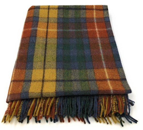 highland wool blend antique buchanan blanket throw brand new 8286 p.jpg