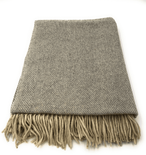 100 silver herringbone blanket throw brand new 7593 p.png