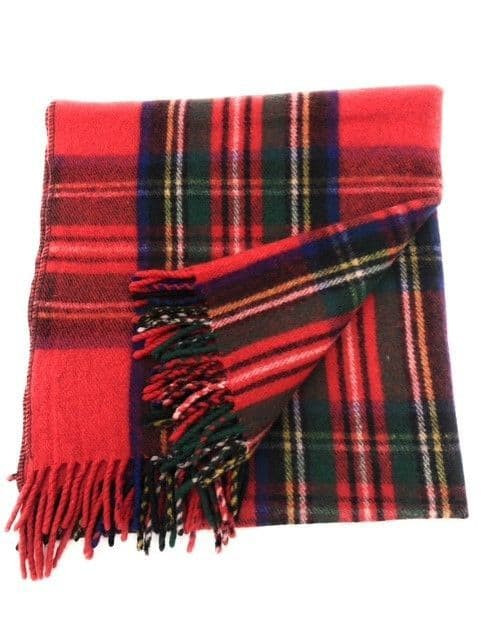 new scottish tartan 100 wool knee blanket quality rug royal stewart (2) 2557 p.jpg