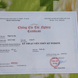 chứng chỉ thiết kế web