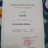 chứng nhận photoshop