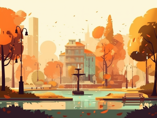 mhoydich the city is background of park park with trees and fou eb6b7ae9 9455 451d 9e32 1d04084a2e90.png