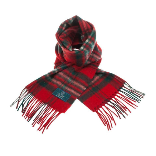 lambswool scottish tartan clan scarf scott red 2377 p.jpg