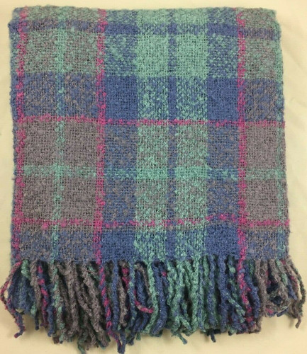 blanket throw blanket scarf classic blue and light blue tartan design new 267 p.jpg