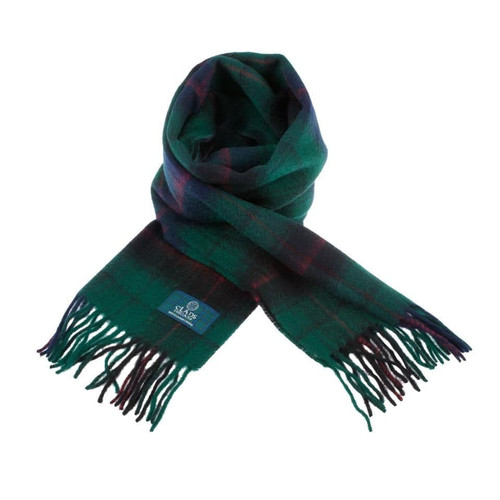 lambswool scottish tartan clan scarf davidson 410 p.jpg