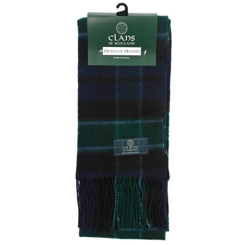 lambswool scottish tartan clan scarf graham of menteith 428 p.jpg