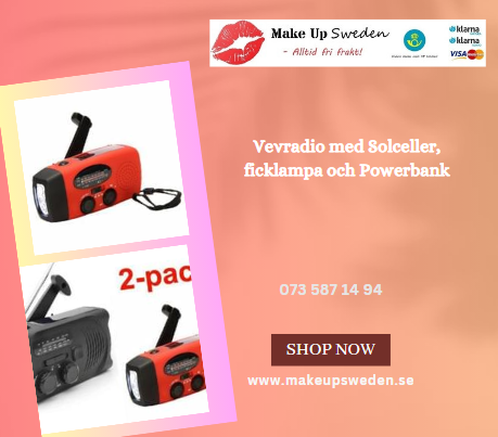 Vevradio med Solceller, ficklampa och Powerbank.png