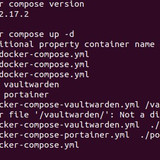 22 Docker compose