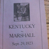1923 - Kentucky vs. Marshall