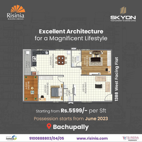 2 and 3BHK Flats in Bachupally Skyon by Risinia.jpg
