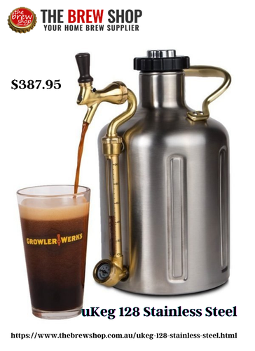 uKeg 128 Stainless Steel The Brew Shop.png
