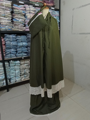 Real Pic KhadijahLabel Mukena Dewasa Premium Polos Renda Terbaru Ashima Army.jpg