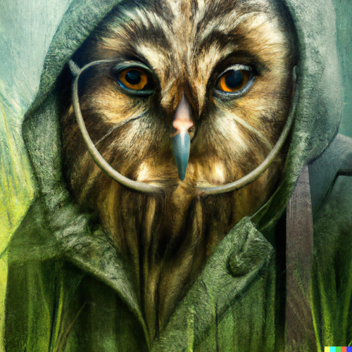 DALL·E 2023 03 19 09.29.44 close up portrait of a grass owl in a trenchcoat digital art.png