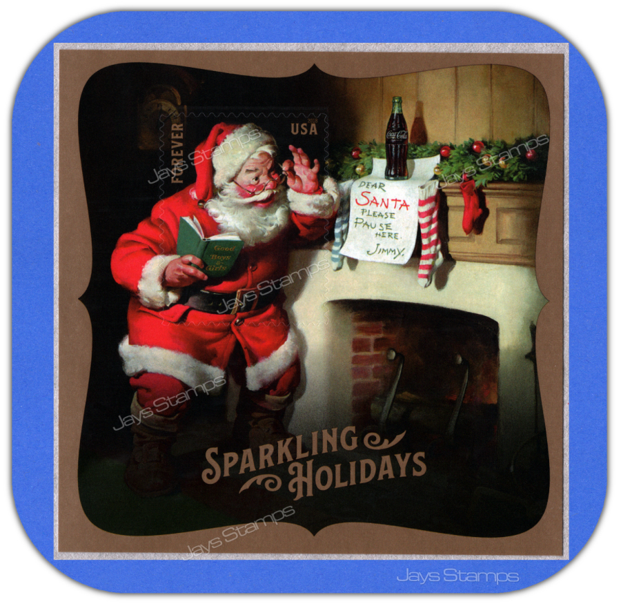 2018&nbsp; SPARKLING HOLIDAYS&nbsp; Souvenir Sheet&nbsp; USPS&nbsp; Forever® Stamp&nbsp; SEALED&nbsp; # 5336
