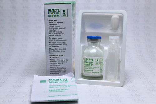 Benzylpenicillin Injection BP 5 MIU retailers and traders in India.jpg