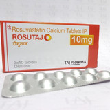 ROSUVASTATIN TABLETS IP 10 MG ROSUTAJ 10 (1)