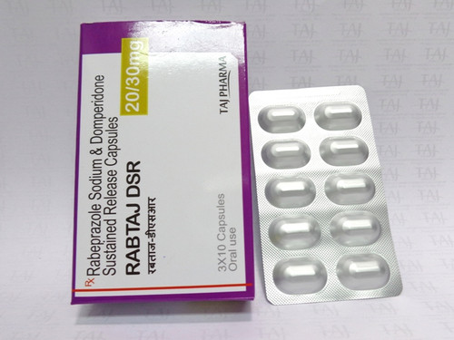 RABEPRAZOLE & DOMPERIDONE SR CAPSULES 20 & 30 MG RABTAJ DSR (3).jpg