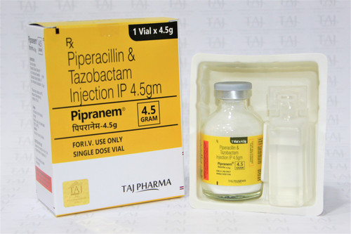 Piperacillin & Tazobactam for Injection 4.5 gm Exporters in India