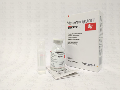 Merokem IV (Meropenem Injection) Taj Pharmaceuticals.jpg