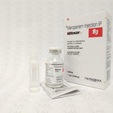 Meropenem 1000mg powder for solution for infusion vials