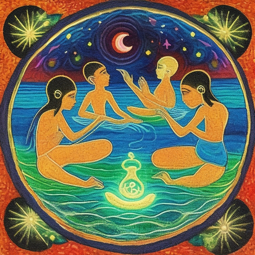 solar night lunar radiance dolphinpeople monkeypeople detailed sketch musical sacred za.png