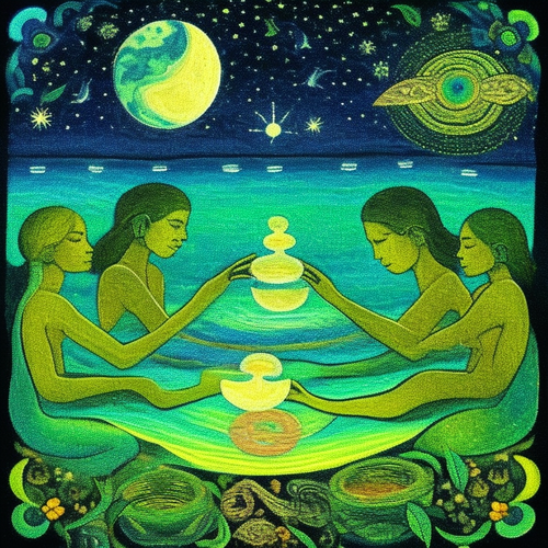 solar night lunar radiance dolphinpeople monkeypeople detailed sketch musical sacred y.png