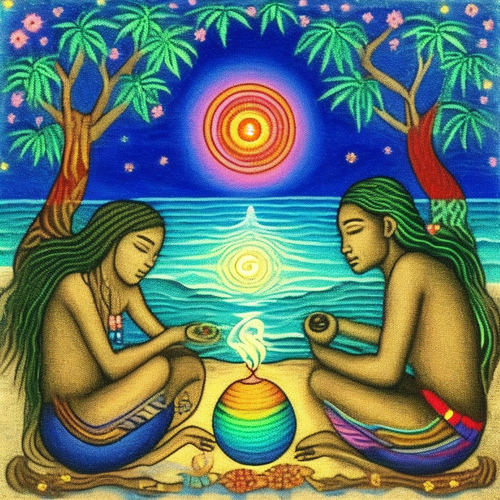 solar night lunar radiance dolphinpeople monkeypeople detailed sketch musical sacred k.png