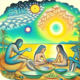 ayahuasca seashore chakras gankyils music notation acacia nilotica solar night lunar radiance dolphi
