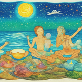 ayahuasca seashore chakras gankyils music notation acacia nilotica solar night lunar radiance dolphi