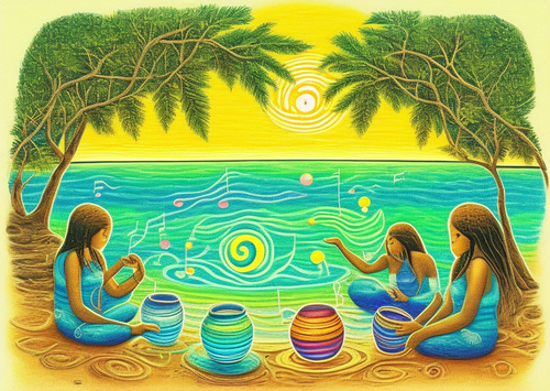 ayahuasca seashore diptych people zi.png