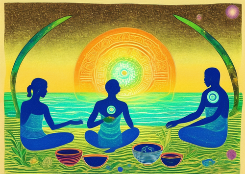 ayahuasca seashore diptych people zb.png