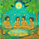 ayahuasca seashore diptych people zs