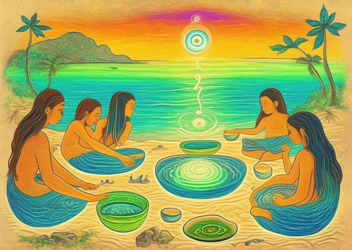 ayahuasca seashore diptych people zf.png