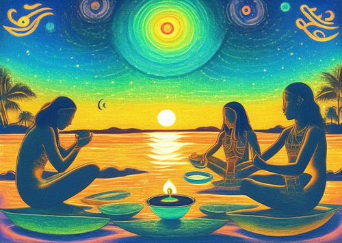 ayahuasca seashore diptych people v.png