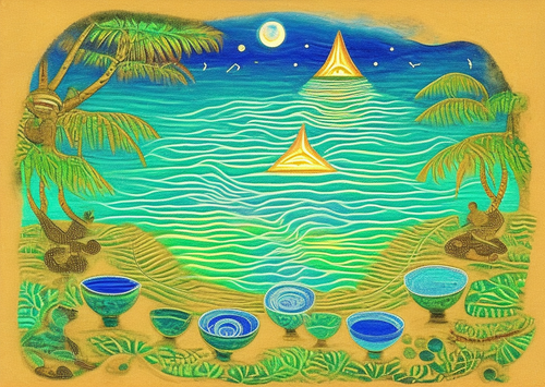 ayahuasca seashore diptych people k.png