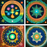 ayahuasca seashore diptych people a9