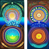 ayahuasca seashore diptych people a95