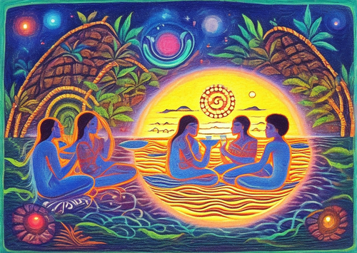 ayahuasca seashore diptych people p.png