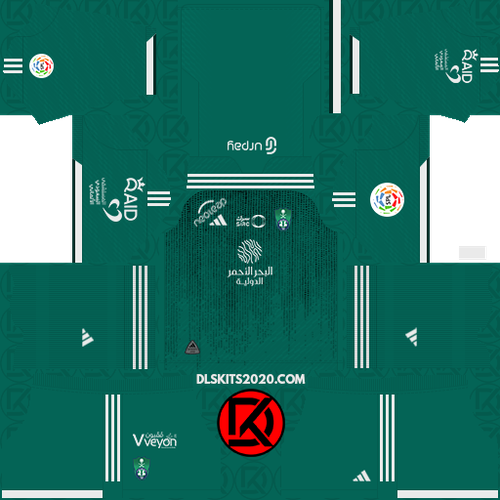 Al Ahli Saudi DLS Kits 2023 2024 Adidas In Saudi Pro League Dream League Soccer (Away).png