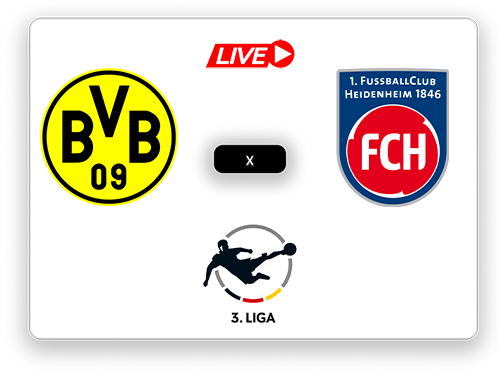 Borussia Dortmund x Heidenheim 3. Liga.png