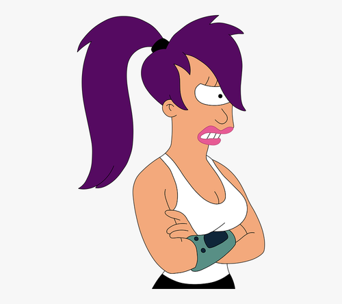 40 407809 cartoon clip futurama turanga leela.png