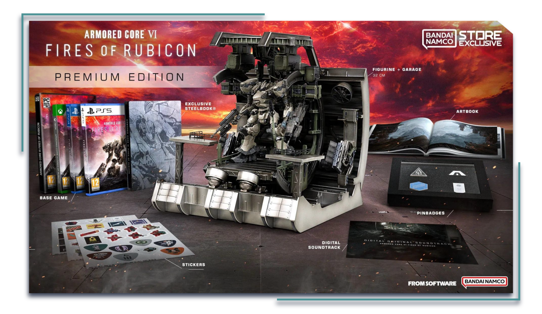 Armored Core VI 6 Fires of Rubicon PS5 Xbox One PS4 PC Ad Art